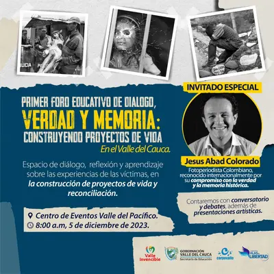 PRIMER FORO EDUCATIVO DE DIÁLOGO, VERDAD Y MEMORIA